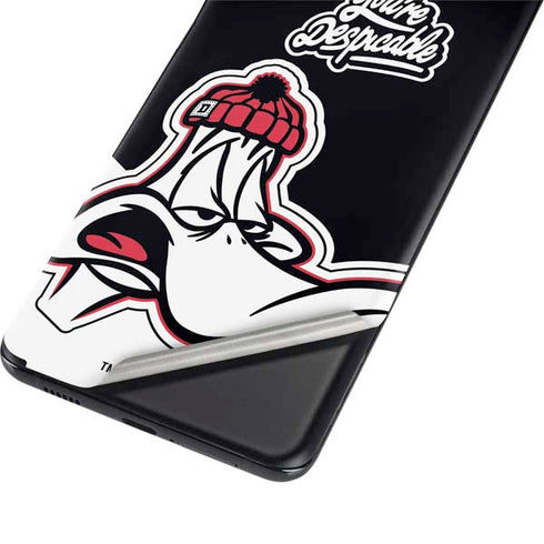 Looney Tunes Retro Daffy Duck Galaxy S21 Plus 5G Skin