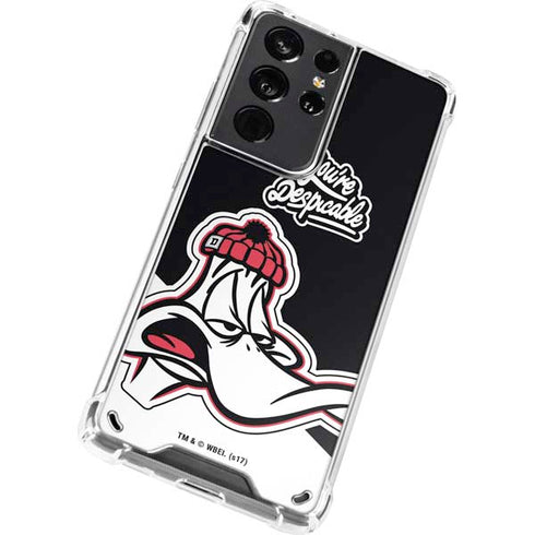 Looney Tunes Retro Daffy Duck Galaxy S21 Ultra 5G Clear Case