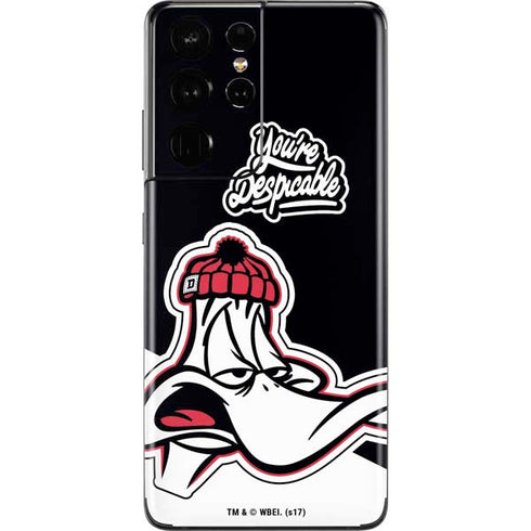 Looney Tunes Retro Daffy Duck Galaxy S21 Ultra 5G Skin