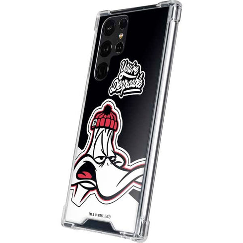 Looney Tunes Retro Daffy Duck Galaxy S22 Ultra Clear Case