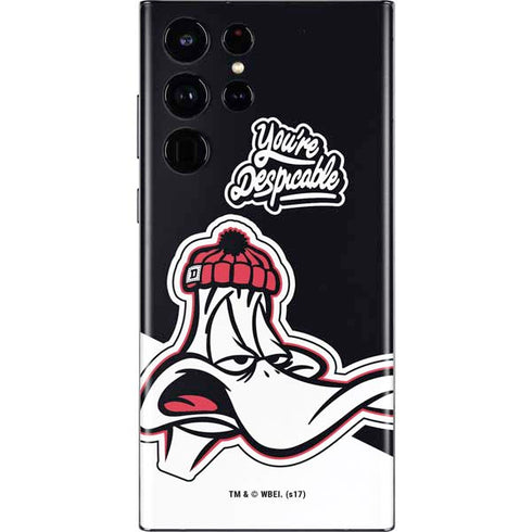Looney Tunes Retro Daffy Duck Galaxy S22 Ultra Skin