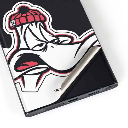 Looney Tunes Retro Daffy Duck Galaxy S22 Ultra Skin
