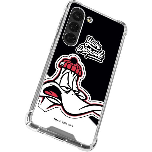 Looney Tunes Retro Daffy Duck Galaxy S23 Clear Case