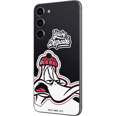 Looney Tunes Retro Daffy Duck Galaxy S23 Plus Skin