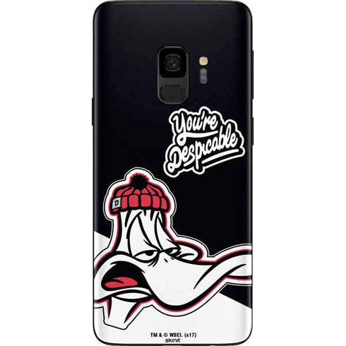 Looney Tunes Retro Daffy Duck Galaxy S9 Skin
