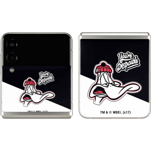 Looney Tunes Retro Daffy Duck Galaxy Z Flip3 5G Skin