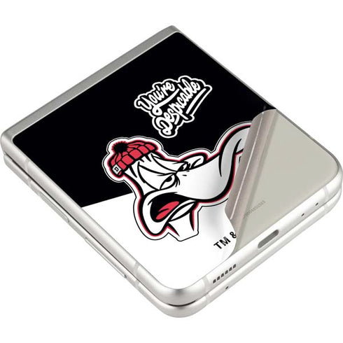 Looney Tunes Retro Daffy Duck Galaxy Z Flip3 5G Skin