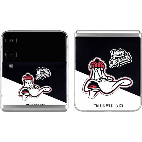 Looney Tunes Retro Daffy Duck Galaxy Z Flip4 5G Skin
