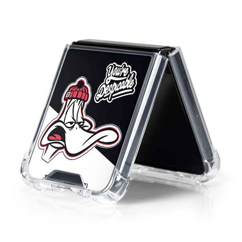 Looney Tunes Retro Daffy Duck Galaxy Z Flip5 5G Clear Case