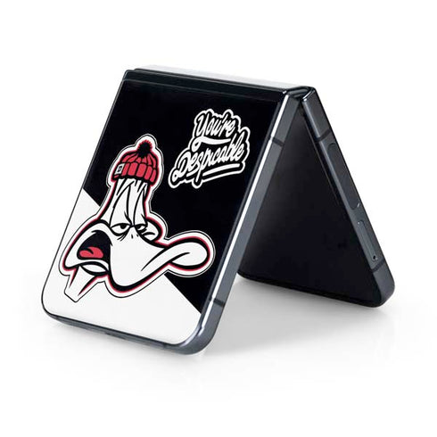 Looney Tunes Retro Daffy Duck Galaxy Z Flip5 5G Skin