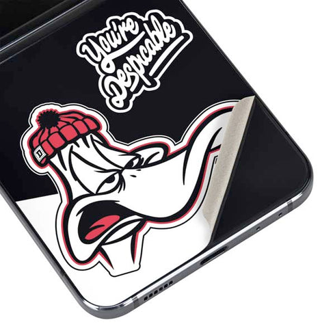 Looney Tunes Retro Daffy Duck Galaxy Z Flip5 5G Skin