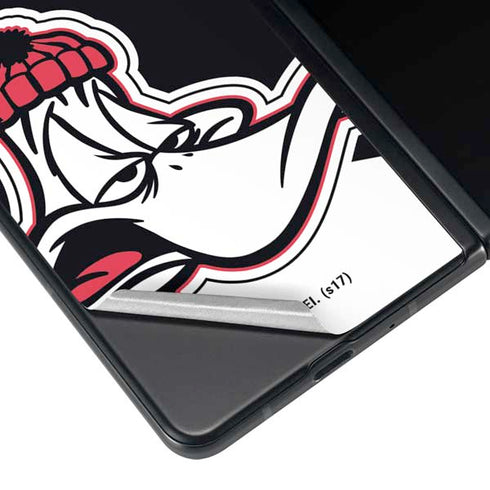 Looney Tunes Retro Daffy Duck Galaxy Z Fold4 5G Skin