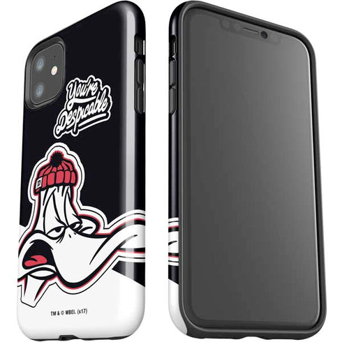 Looney Tunes Retro Daffy Duck iPhone 11 Impact Case