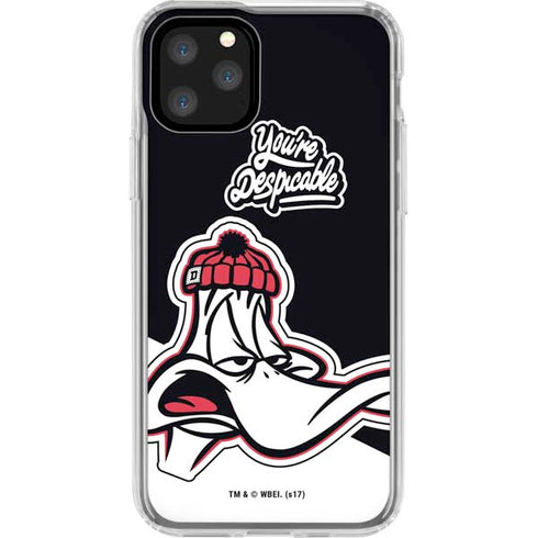 Looney Tunes Retro Daffy Duck iPhone 11 Pro Clear Case
