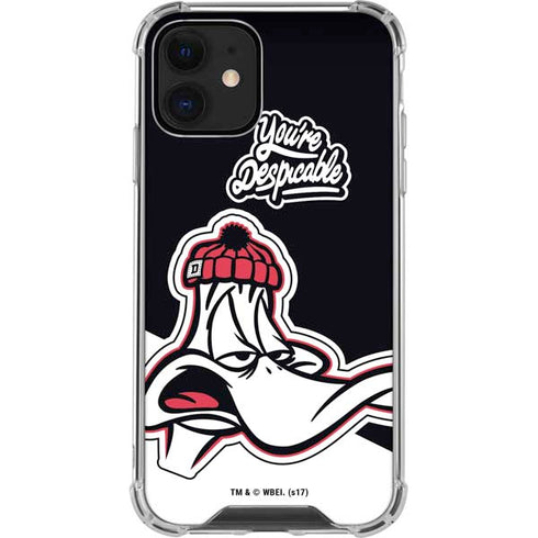 Looney Tunes Retro Daffy Duck iPhone 12 Mini Clear Case