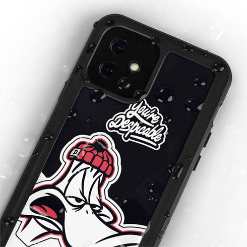 Looney Tunes Retro Daffy Duck iPhone 12 Mini Waterproof Case