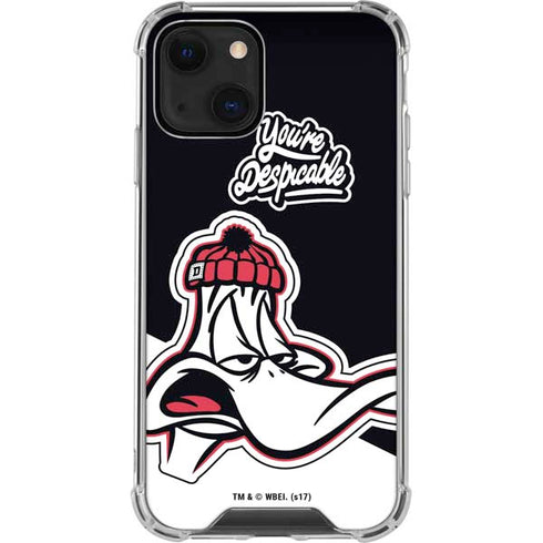 Looney Tunes Retro Daffy Duck iPhone 13 Clear Case