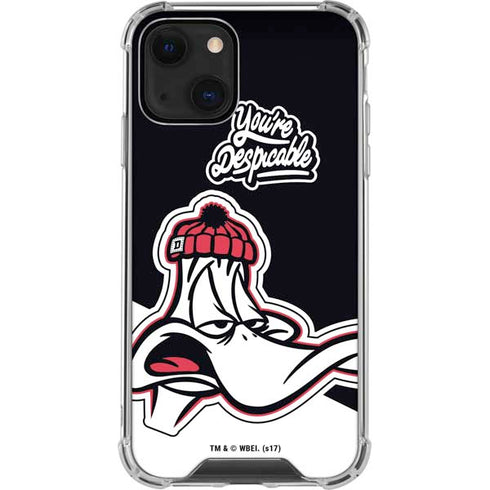 Looney Tunes Retro Daffy Duck iPhone 13 Mini Clear Case