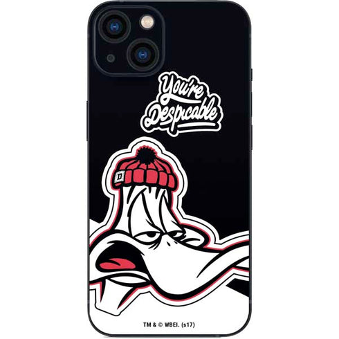 Looney Tunes Retro Daffy Duck iPhone 13 Skin
