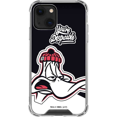 Looney Tunes Retro Daffy Duck iPhone 14 Clear Case