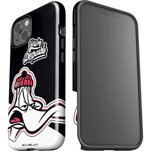 Looney Tunes Retro Daffy Duck iPhone 15 Impact Case