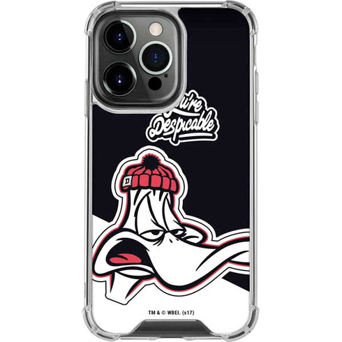 Looney Tunes Retro Daffy Duck iPhone 14 Pro Clear Case