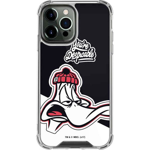 Looney Tunes Retro Daffy Duck iPhone 14 Pro Max Clear Case