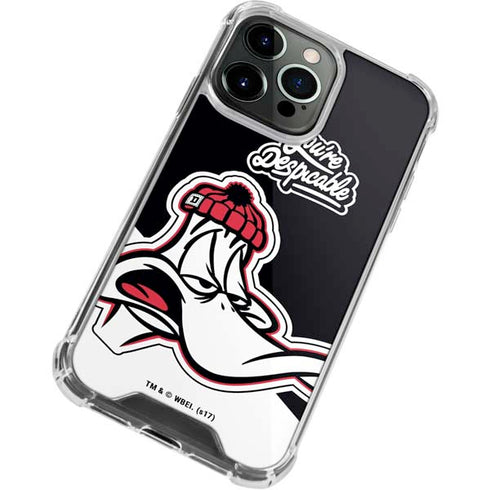 Looney Tunes Retro Daffy Duck iPhone 14 Pro Max Clear Case