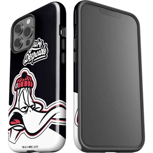 Looney Tunes Retro Daffy Duck iPhone 14 Pro Max Impact Case