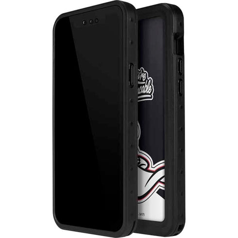 Looney Tunes Retro Daffy Duck iPhone 14 Pro Max Waterproof Case