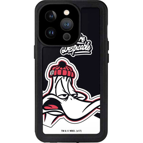 Looney Tunes Retro Daffy Duck iPhone 14 Pro Waterproof Case