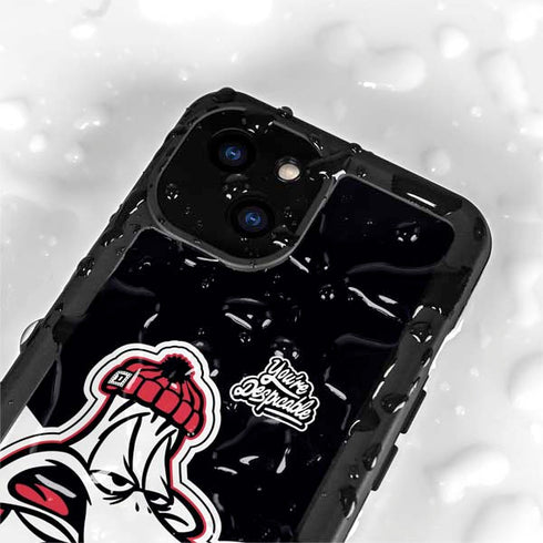Looney Tunes Retro Daffy Duck iPhone 15 Waterproof Case
