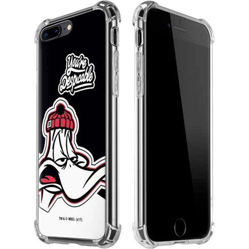 Looney Tunes Retro Daffy Duck iPhone 7/8 Plus Clear Case
