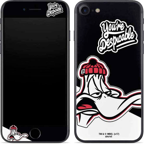 Looney Tunes Retro Daffy Duck iPhone 8 Skin