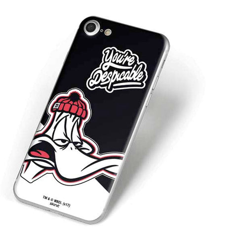 Looney Tunes Retro Daffy Duck iPhone 8 Skin