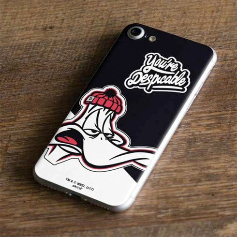 Looney Tunes Retro Daffy Duck iPhone 8 Skin
