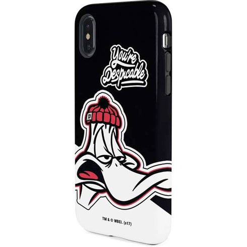 Looney Tunes Retro Daffy Duck iPhone X Pro Case