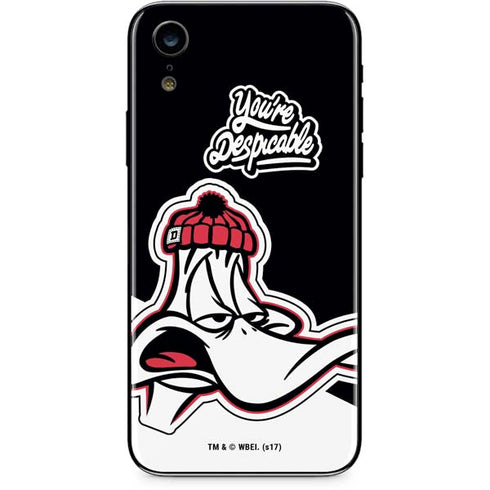 Looney Tunes Retro Daffy Duck iPhone XR Skin