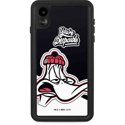 Looney Tunes Retro Daffy Duck iPhone XR Waterproof Case