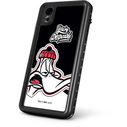 Looney Tunes Retro Daffy Duck iPhone XR Waterproof Case