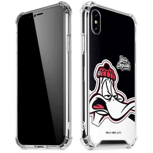 Looney Tunes Retro Daffy Duck iPhone XS Max Clear Case