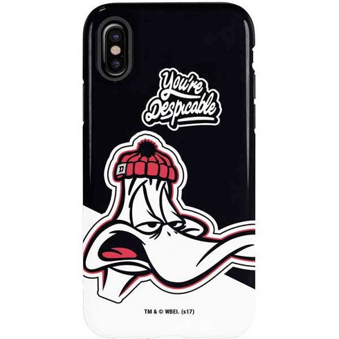 Looney Tunes Retro Daffy Duck iPhone XS Pro Case