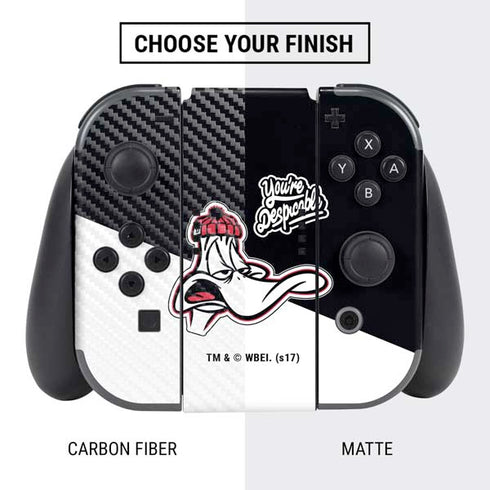 Looney Tunes Retro Daffy Duck Nintendo Switch Bundle Skin