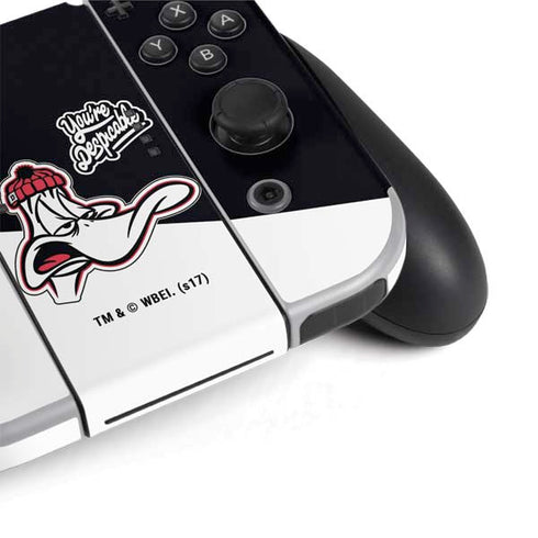 Looney Tunes Retro Daffy Duck Nintendo Switch OLED (2021) Skin