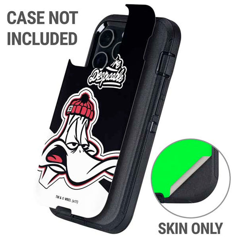 Looney Tunes Retro Daffy Duck Otterbox Defender iPhone Skin