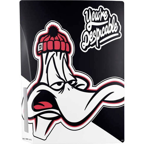 Looney Tunes Retro Daffy Duck PS5 Console Skin