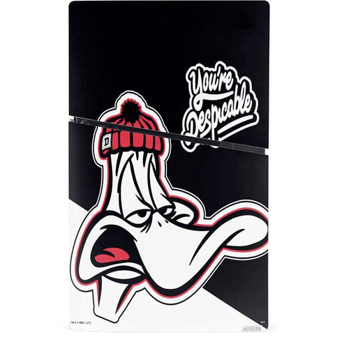 Looney Tunes Retro Daffy Duck PS5 Slim Digital Edition Console Skin