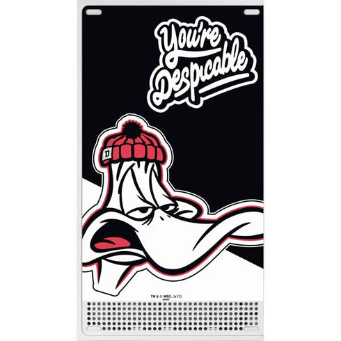 Looney Tunes Retro Daffy Duck Xbox Series S Console Skin