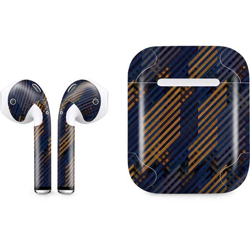 Retro Fall Pattern Apple AirPods Skin