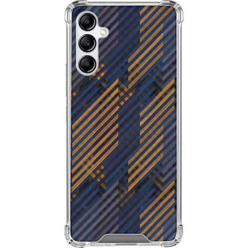 Retro Fall Pattern Galaxy A15 5G Clear Case